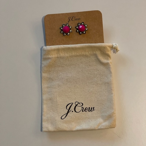 J. Crew Pink Starburst Earrings - Picture 4 of 4